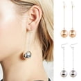 thumbnail image 6 of SUNRI 1set Disco Ball Earrings Golden Silver Mirror Ball Earrings Dance Party Costume Accessories for Women Ear Embellishments, 6 of 11