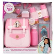 Disney Princess Style Collection Trendy Traveler Child Pretend Play Backpack with Play Binoculars and Map