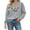 Gray, variant on gbyLJF Women's Crewneck Christmas Sweatshirt Long Sleeve Winter Holiday Tops Cute Graphic Fleece Pullover