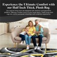 thumbnail image 5 of Premium Hand Carved Abstract Modern Rug Contemporary Colorful Thick Carpet Design 2305 (7'8"x10'8",Yellow), 5 of 8