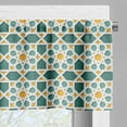 thumbnail image 5 of Ambesonne Teal Valance & Curtain, Moroccan Star Ornament, 55"x45", Teal Marigold, 5 of 6