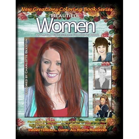 New Creations Coloring Book Series: Beautiful Women (Paperback)