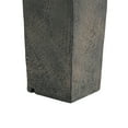 thumbnail image 5 of Christopher Knight Home 25.5" Minimal Concrete Column Fountain with LED Light, Modern Outdoor Landscape, Gray, 5 of 9