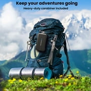Techsmarter 30000mah Rugged & Waterproof 20W USB-C PD Power Bank. Fast Portable Charger Heavy Duty, Camping, Hiking, Outdoor with Flashlight. For iPhone, Samsung Galaxy, iPad, LG, Android, Tablets
