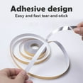 thumbnail image 4 of 20M Edge Decal Self-Adhesive Waterproof Wall Floor Sealing Strip Tile Beauty Seam Sticker BLACK 5CMX5M, 4 of 8