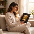 thumbnail image 5 of MMJ 4x4in Picture Frame Wooden Storage Display Stand Tabletop Photo Ornament Modern Home Wall Decor 7.08x7.08in, 5 of 7