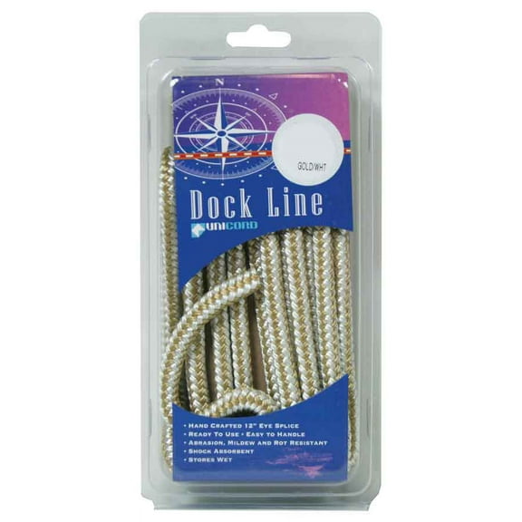 UNICORD Braided Dock Line 3/8" x  20'