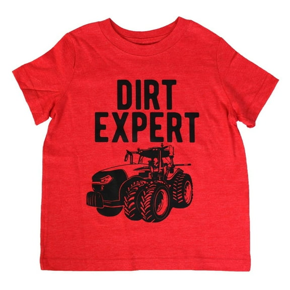 Dirt Expert Case IH Toddler Red Short Sleeve T-Shirt, D16815