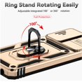 thumbnail image 4 of Estuche GANGXUN para Samsung Galaxy A13 4G, soporte giratorio 360°, estilo mecánico y magnético, 4 of 5