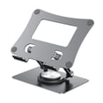 thumbnail image 1 of BELOVING Support pour Ordinateur Portable Rotation à 360 Degrés Ergonomique Levage Refroidissement Support pour Portable Gris, 1 of 9