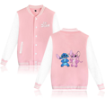 thumbnail image 3 of Chaqueta bomber universitaria de béisbol Lilo Stitch para hombre y mujer, estilo hip hop, estilo Harajuku, para niños y niñas, abrigos individuales, 3 of 5