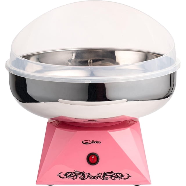 Máquina de Algodón para Dulces con Tazón de Acero Inoxidable 2.0 para el Hogar