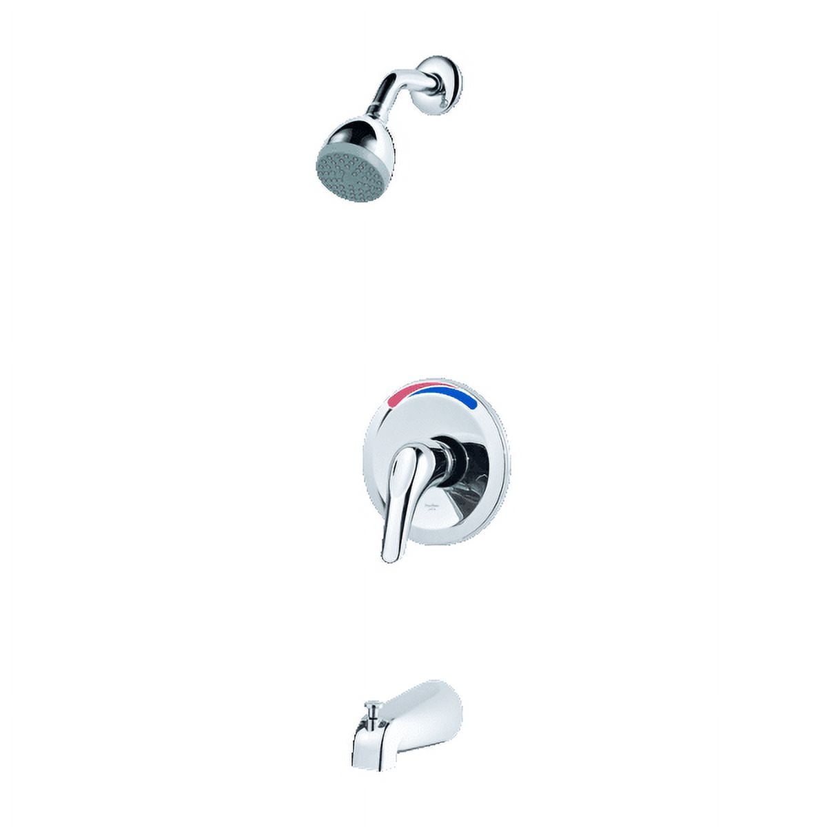 Pfister LG89–8 WRC Weller Badewannen- & Dusch-Armatur – Gebürstetes Nickel, 1-Hebel, 3-Loch Montage