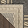 thumbnail image 6 of Nourison Horizon Indoor/Outdoor 3' x 5' Charcoal Modern Rug, 6 of 10