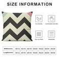 thumbnail image 5 of Chilfamy Throw Pillow Covers Home Decor Geometric Vintage Retro Tribal Boho Abstract Black White Modern Pillow Cases Decorative Outdoor Cushion Couch Sofa Pillowcases 18x18in, 5 of 5