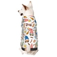 thumbnail image 1 of Fotbe Barbecue Gnomes Sudadera con Estampado para Perros Pequeños – Suéter con Capucha para Mascotas, Tela Suave de Forro Polar con Bolsillo-Small, 1 of 7