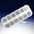 thumbnail image 1 of 1200Pcs Vis Autotaraudeuse Tête Ronde Raccords en Acier au Carbone M1 M1,2 M1,4 M1,7, 1 of 8
