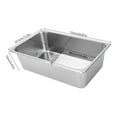 thumbnail image 3 of Full Size Food Pan + Perforated Steam Pan + Cover Steam Table Catering Buffet, 3 of 25