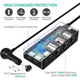 thumbnail image 3 of relayinert 1/2/3/5 ABS User-friendly Car Reharger Splitter Easily Charge Multiple Devices With Accessory black 1 Pc, 3 of 6