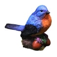 thumbnail image 2 of Accesorios de Figuritas de pájaros en miniatura shamjiam Miniestatuas de Simulación de pájaro de Resina Realista azul, 2 of 8