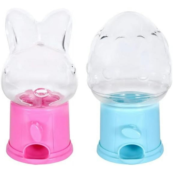 AGD Easter Craft Supply - Plastic Candy Rabbit Carrot Dispenser 2pc Set