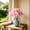 Pink, variant on Kmonabie Artificial Hydrangea Flowers, Silk Faux Hydrangea Bush Plastic, Fade Resistant Summer Fall Home Wedding Outdoor Decor, Blue