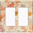 thumbnail image 6 of Metal Light Switch Plate Outlet Cover (Floral Wallpaper FLW001), 6 of 13