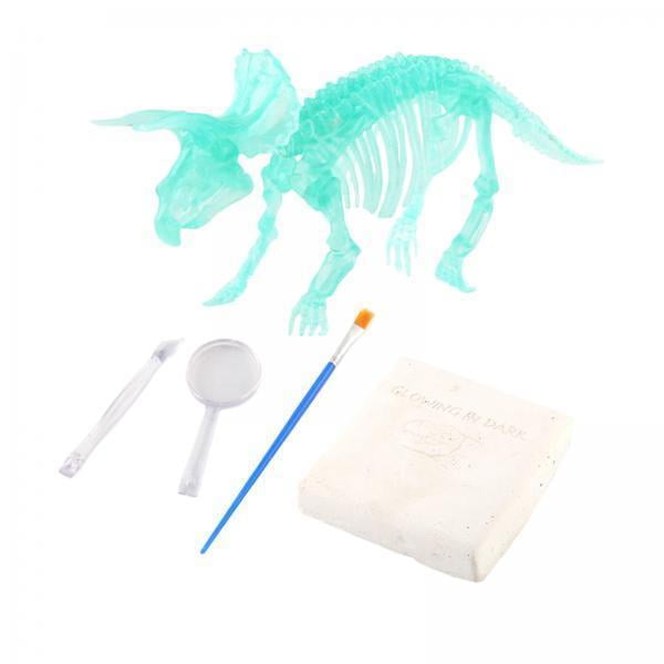 2xDinosaur Digging Dinosaur Skeleton Science Toy Triceratops 2 piezas Sunnimix juguetes ensamblados de dinosaurios