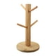 thumbnail image 4 of Soporte para tazas de madera, estado de almacenamiento de tazas de café en ma de árbol, gancho con seis ganchos., 4 of 12