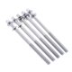 thumbnail image 2 of 5 x Varillas de tensión de tambor cromadas de 100 mm con arandelas para reparación de construcción de bombo de Tom, 2 of 6