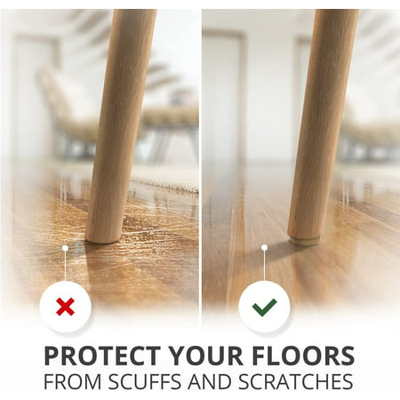 Felt Furniture Pads X Protector 235 Pcs, Best Chair Leg Pads For Laminate Floors