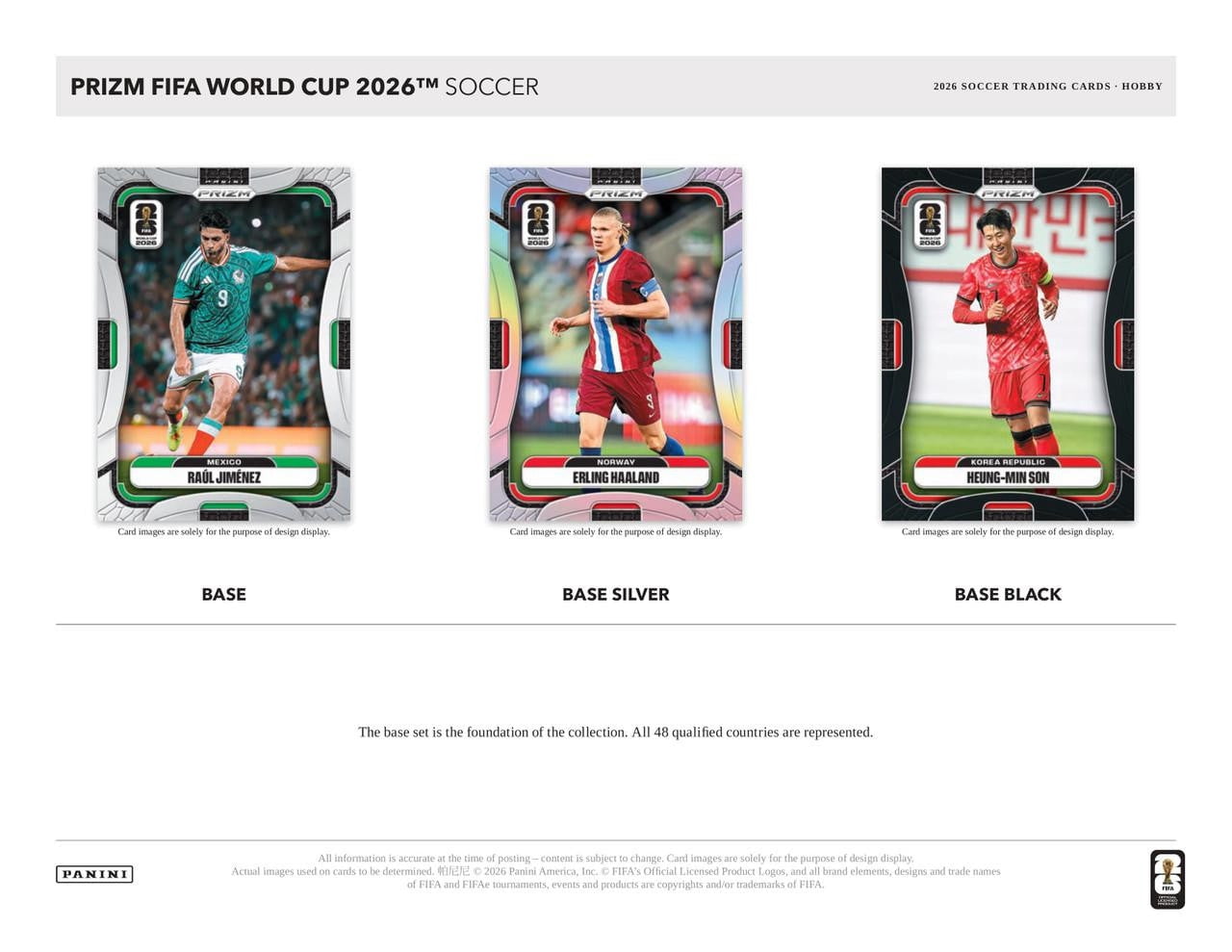 2026 Panini Prizm World Cup Soccer Hobby Box