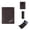 Coffee, variant on Men's RFID Blocking Trifold Automatic Pop-Up Wallet - PU Leather Credit Card Holder with Cash Slot & ID Window