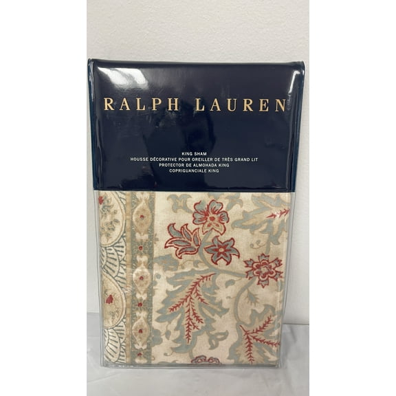 Ralph Lauren Half Moon Bay Phoebe Pale Blue King Sham