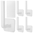 thumbnail image 2 of 5pcs Hat Rack Wall Mount No Drilling Hat Holder L-shaped Baseball Caps Hanger Organizer For Door Closet, 2 of 3
