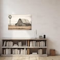 thumbnail image 3 of ZHONGYUTONG Farmhouse Barn Canvas Wall Art Rustic Windmill Picture Print Vintage Country Painting for Bedroom Decor Framed (16.00" x 24.00"), 3 of 5