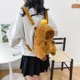 thumbnail image 2 of Bolso de piel de peluche Kawaii, mochila de felpa Capybara, bolso de hombro para niños, Mini mochila, regalos para novia, 2 of 5
