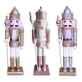 thumbnail image 2 of Techinal Nutcracker Ornament Walnut Soldier King Puppet Wooden Figures Christmas Decor, 2 of 13