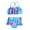 Bleu Ciel, variante sur LUOGENLI Maillot de Bain Fille Taille 7 42 Pcs Ensemble Bikini Séparé à Imprimé Écailles de Poisson pour Bébé Fille Maillot de Bain Tout-Petit pour Plage et Piscine Maillots de Bain Fille Taille 14-16 68 Pcs Bleu Ciel 3-4 Ans