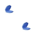 thumbnail image 4 of Seitruly Caja de almacenamiento para dentaduras postizas de PP, 2 piezas, protección universal sin olor, a prueba de polvo, resistente a Azul 2piezas, 4 of 6