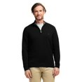 thumbnail image 1 of Suéter IZOD Premium Essentials para hombre con cierre de un cuarto, negro, talla S, 1 of 4