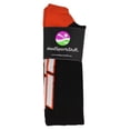 thumbnail image 2 of Tigers Logo Over the Calf Socks (Black/Orange, Large), 2 of 2