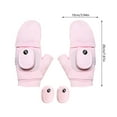 thumbnail image 2 of Upgraded Heating Fingerless Hand Warming Rechargeable Hand Warming Heating Work Cycling Skiing Motorcycle Camping Hiking Stationary Pedals Dumbbell Leg Curl Attachment Rip Work Out Microwavable Hand, 2 of 7