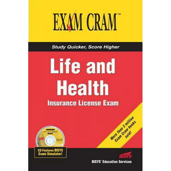 Pre-Owned Life and Health Insurance License Exam Cram (Paperback) 0789732602 9780789732606