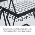 thumbnail image 3 of Adjustable Metal Kitchen Rack With Rolling Wheels For Spacious Fruit Storage, 3 of 7