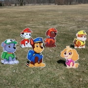 Paw Patrol Character Yard Signs, Set of 6, Up to 2.5ft