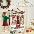 thumbnail image 6 of Curipeer Kids Dress Up Storage with Mirror, Wood Armoire Wardrobe Closet for Bedroom,White, 6 of 8