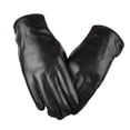 thumbnail image 2 of Roncen Winter Leather Gloves, Cashmere Lined Touchscreen Gloves for Texting, Premium Soft Sheepskin Warm Glove, 2 of 5