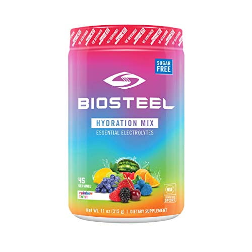 BioSteel Hydration Mix Sugar Free, Essential Electrolyte Sports Rainbow