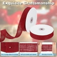 thumbnail image 3 of Uxcell Cinta de Yute de 1 Pulgada de Ancho y 10 Yardas, Rollo de Tela Natural para Manualidades, Envoltura de Regalos Roja, 3 of 5